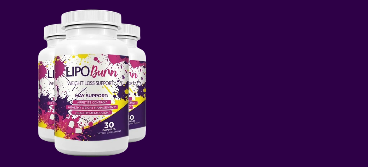Three LipoBurn bottles